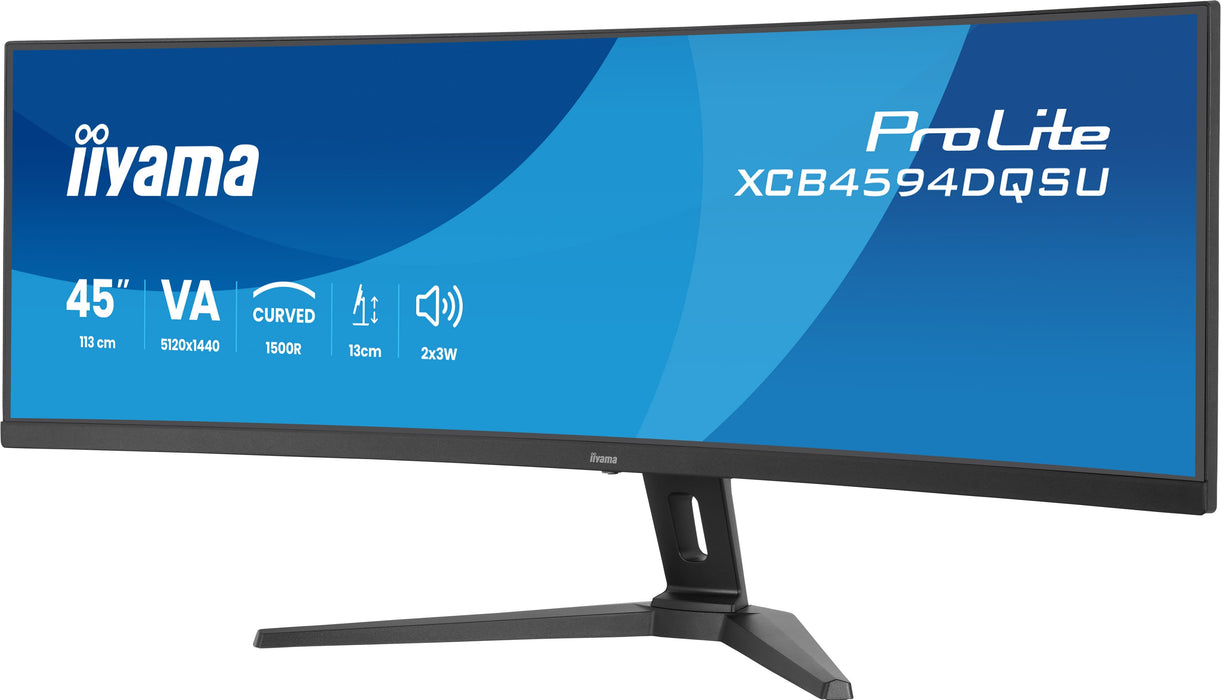 EAN 4948570126293 - iiyama ProLite XCB4594DQSU-B1 pantalla para PC 113 cm (44.5") 5120 x 1440 Pixeles Dual QHD LED Negro imagen 4
