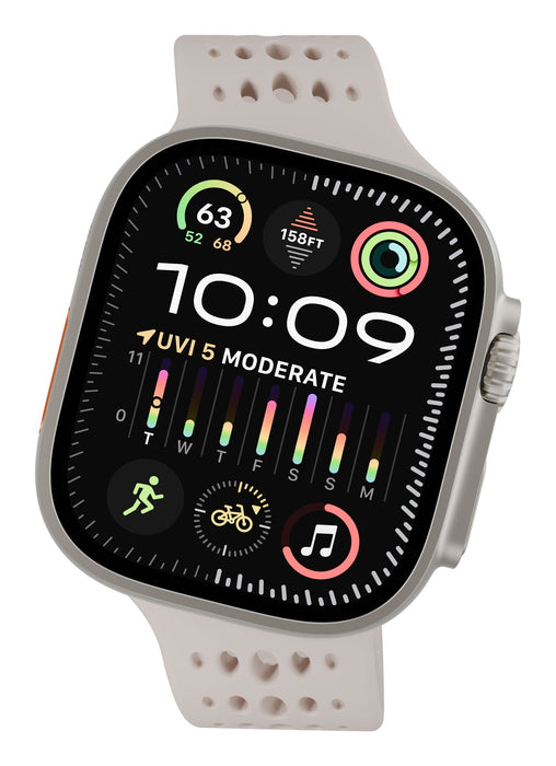 Decoded Silicone Ares O Strap For Apple Watch 44/46/49mm Clay