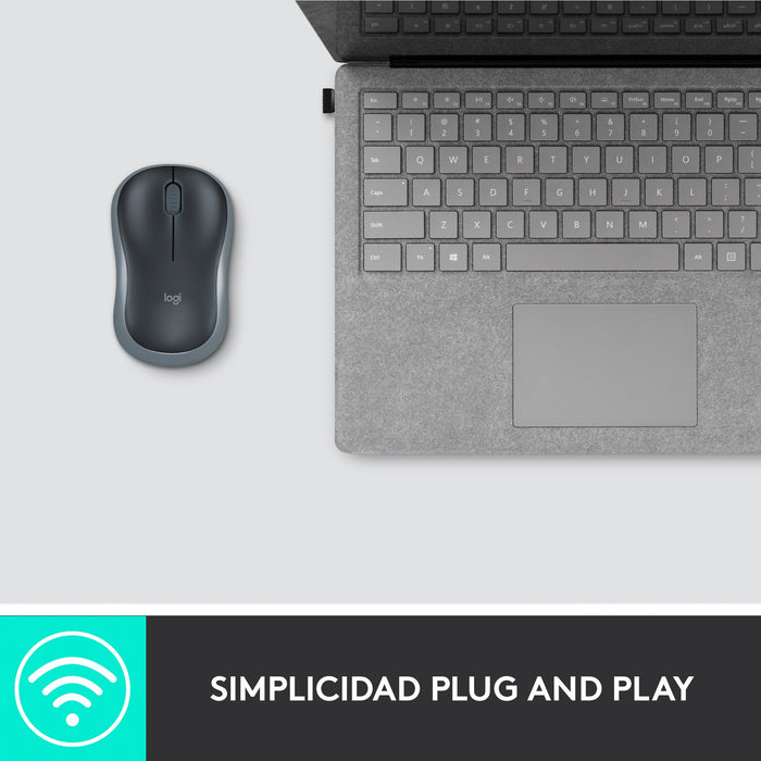EAN 5099206027282 - Logitech 910-002238 ratón Oficina Ambidextro RF inalámbrico Óptico 1000 DPI imagen 13