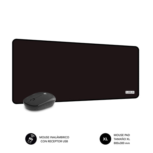 EAN 8436586742850 - SUBBLIM SUBMP-03HP001 alfombrilla para ratón Negro imagen 2