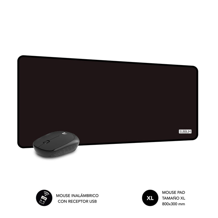 EAN 8436586742850 - SUBBLIM SUBMP-03HP001 alfombrilla para ratón Negro imagen 2