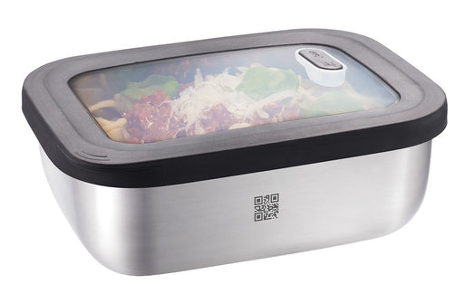 EAN 4006664127752 - GEFU 12775 recipiente de almacenar comida Rectangular Contenedor 1,3 L Negro, Acero inoxidable 1 pieza(s) imagen 1