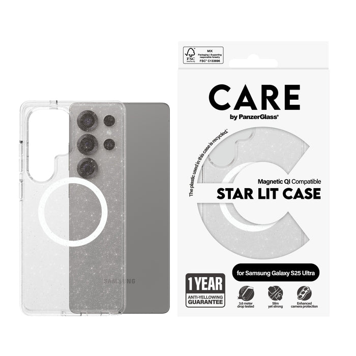 EAN 5715685016820 - PanzerGlass CARE™ by ® Urban Combat Case Star Lit w. White Qi Compatible Samsung Galaxy S25 Ultra funda p imagen 2