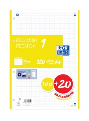 EAN 8412771041526 - Oxford 400158160 papel de cuaderno 210 x 297 mm (A4) 120 hojas imagen 1