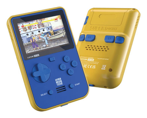 EAN 5060990240225 - Just for Games Super Pocket CAPCOM Edition videoconsola portátil 7,11 cm (2.8") Azul, Amarillo imagen 2