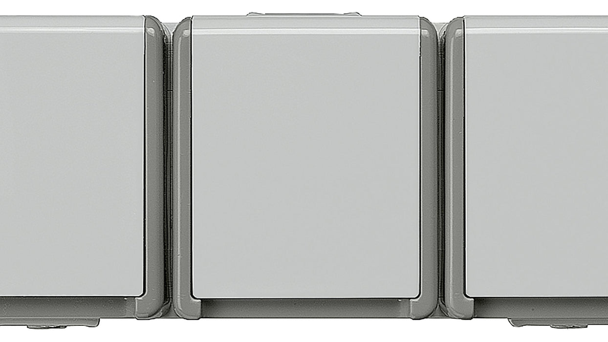 Siemens 5ub4731 Delta Schuko-Steckdose Flche Ip44 Ap Dgr Hgr 3-Fach Waagrecht