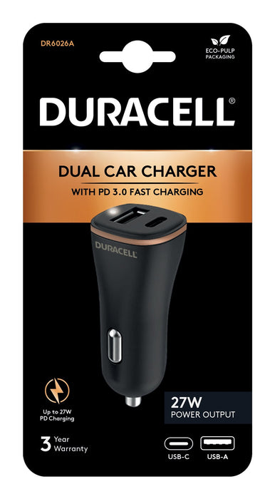 EAN 5056304310692 - Duracell DR6026A cargador de dispositivo móvil Teléfono móvil Negro Encendedor de cigarrillos Auto imagen 2