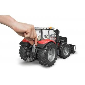 EAN 4001702030476 - BRUDER Massey Ferguson 7624 with frontloader imagen 8