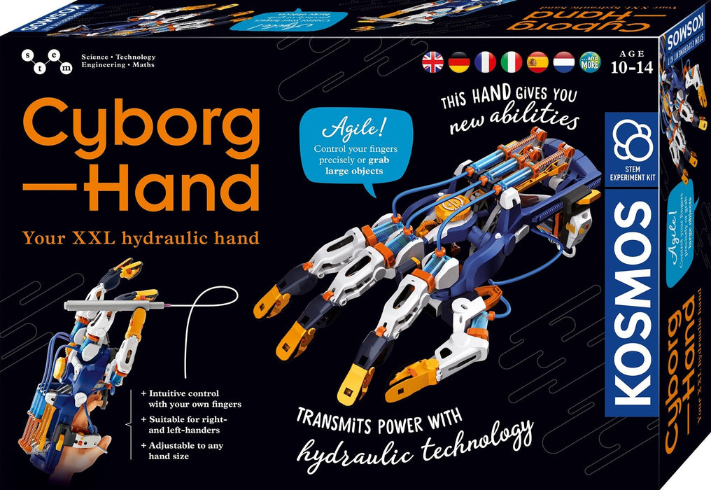 Kosmos Cyborg Hand 12l, Kit De Experimentos, Versión Multilingüe