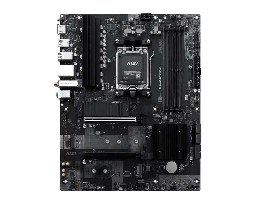 Placa  Base  Msi Pro B840-S Evo Wifi6e B840,Am5,Atx,Ddr5