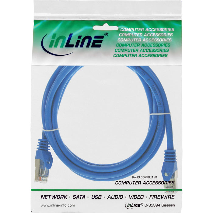 Cable De Red Inline Sf/Utp Cat.5e Azul 1,5m