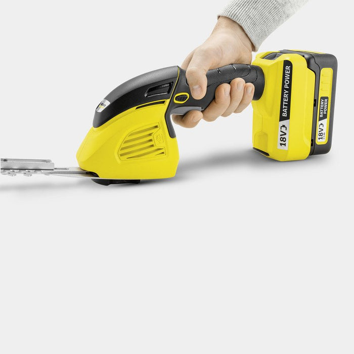 EAN 4054278547985 - Kärcher GSH 18-20 Battery tijera de césped inalámbrica 20 cm 18 V Negro, Amarillo imagen 4