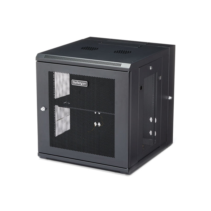 Startech.Com Rk1224walhm Armario Rack 12u Bastidor De Pared Negro