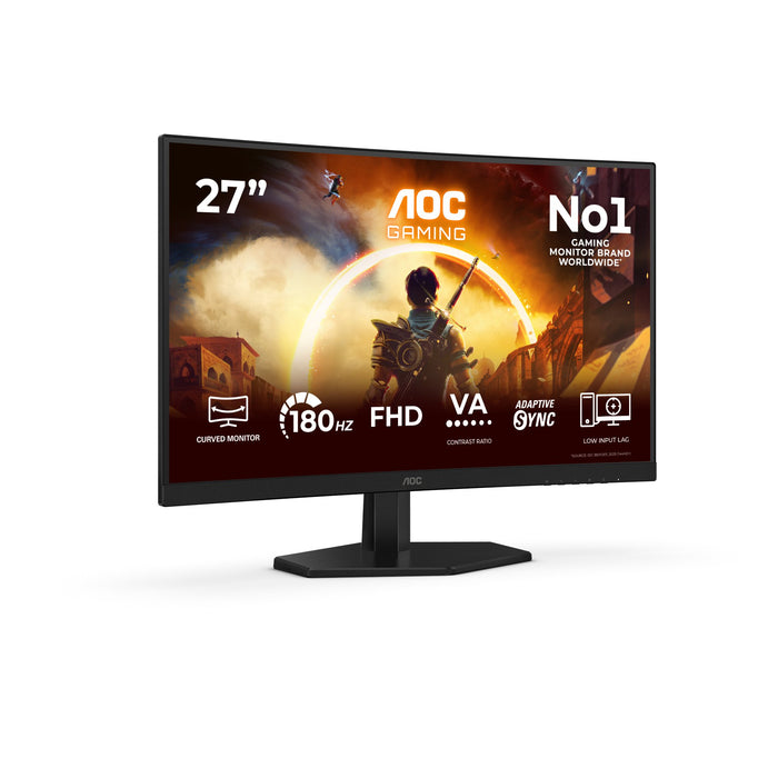 EAN 4038986183345 - AOC G4 27" IPS FHD 180Hz pantalla para PC 68,6 cm (27") 1920 x 1080 Pixeles Full HD LCD Negro, Rojo imagen 1