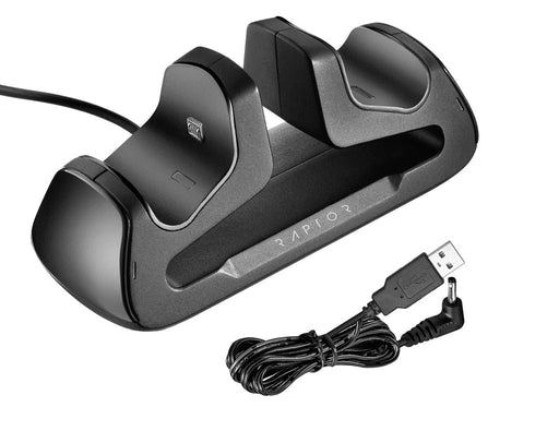 EAN 4251236200986 - Raptor Gaming RG-CS100-P4 cargador de dispositivo móvil Mando para videojuegos Negro USB Interior imagen 2