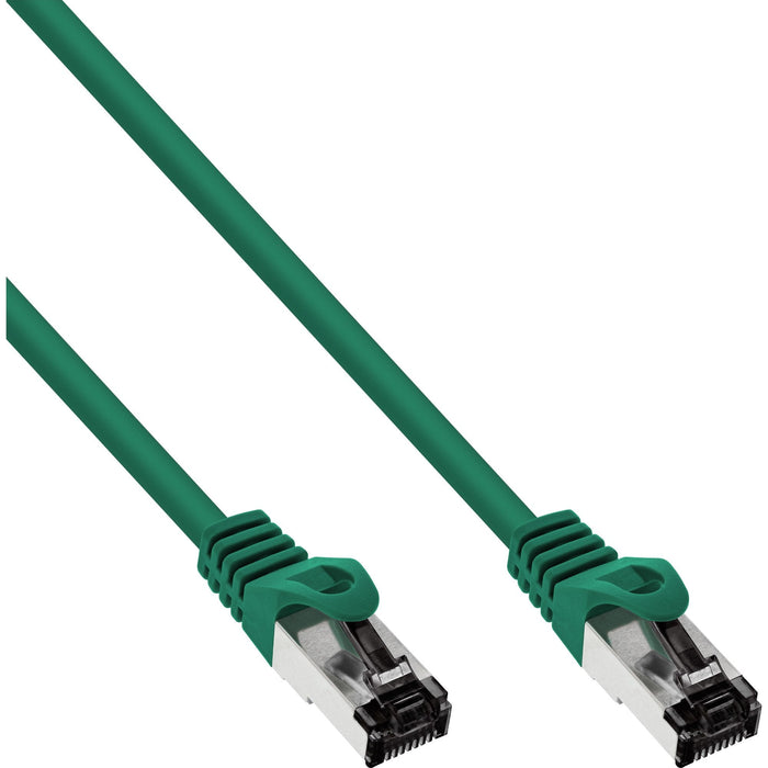 Cable De Red Inline S/Ftp Pimf Cat.8.1 Libre De Halógenos 2000mhz Verde 0,5m