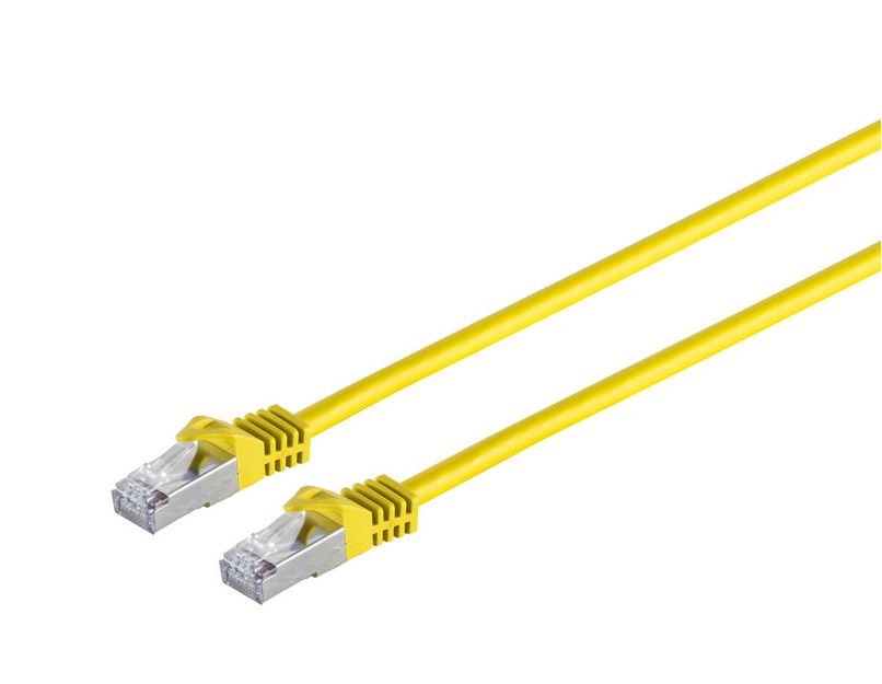 EAN 5712505454534 - Microconnect SFTP70025Y cable de red Amarillo 0,25 m Cat7 S/FTP (S-STP) imagen 1