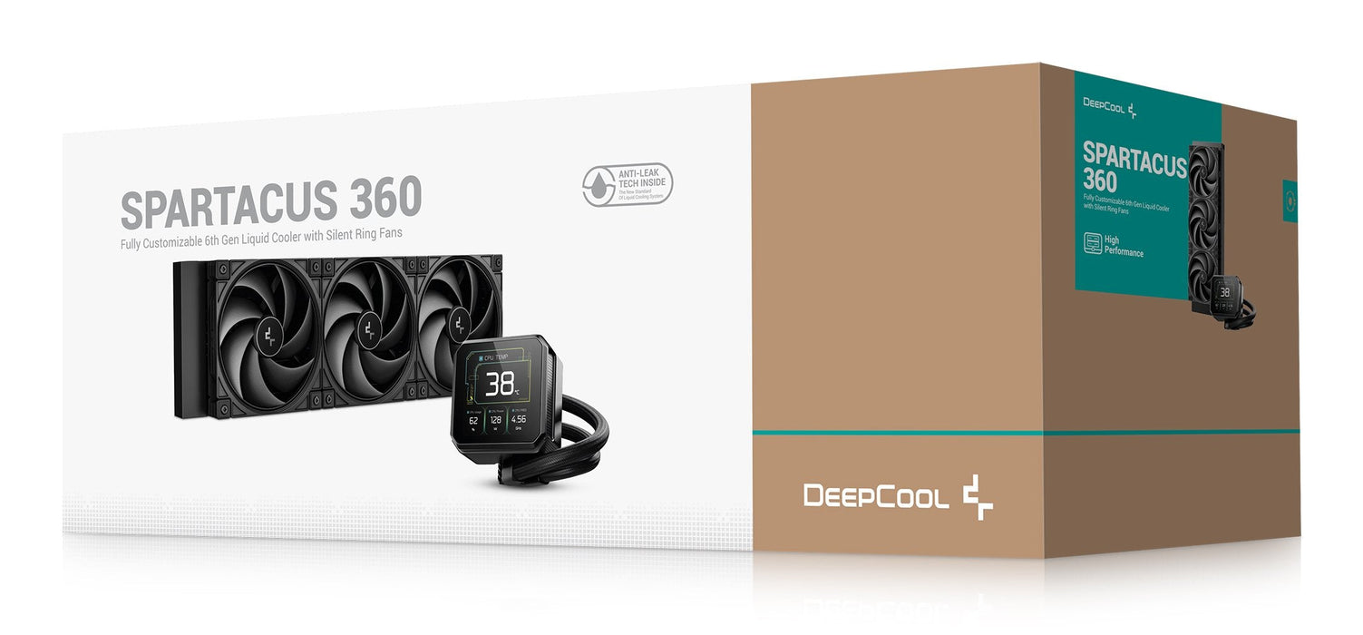 K Cooler Wasserkühlung Deepcool Spartacus 360 Lcd Negro