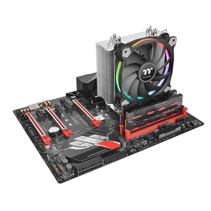 EAN 4711246872769 - Thermaltake Riing Silent 12 RGB Sync Edition Procesador Enfriador 12 cm Negro, Metálico imagen 12
