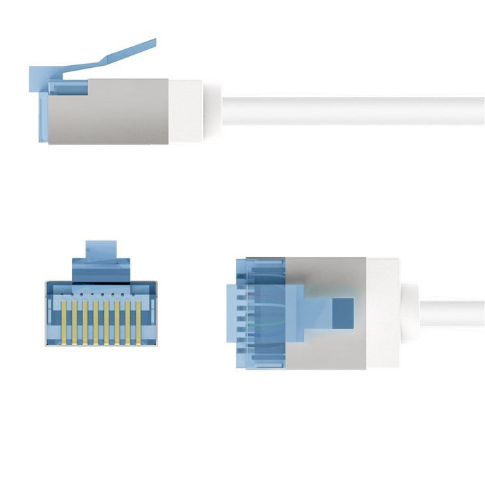 EAN 4040849743283 - Goobay 74328 cable de red Blanco 0,5 m Cat6a U/FTP (STP) imagen 3