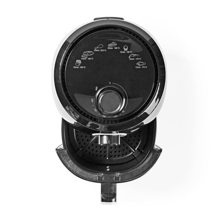 EAN 5412810324477 - Nedis KAAF120FBK freidora Sencillo 2,4 L Independiente 1000 W Freidora de aire caliente Aluminio, Negro imagen 5
