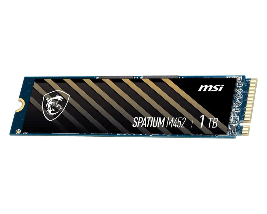 Ssd Msi 300xtbw Rating Mtbf 1500000 H Read Speed 3600 Mb/S Write Speed 3100 Mb/S Nvme Yes Pci Express 4.0 M.2 1000 Gb Spatium M452 S78-440l970-P83
