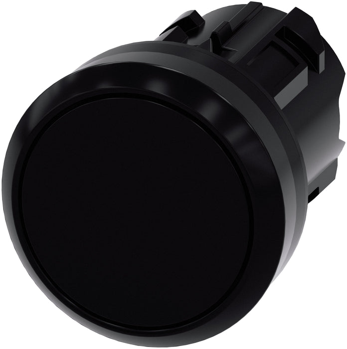 Siemens 3su10000ab100aa0 Pulsador 22mm Redondo Negro Druckknopf