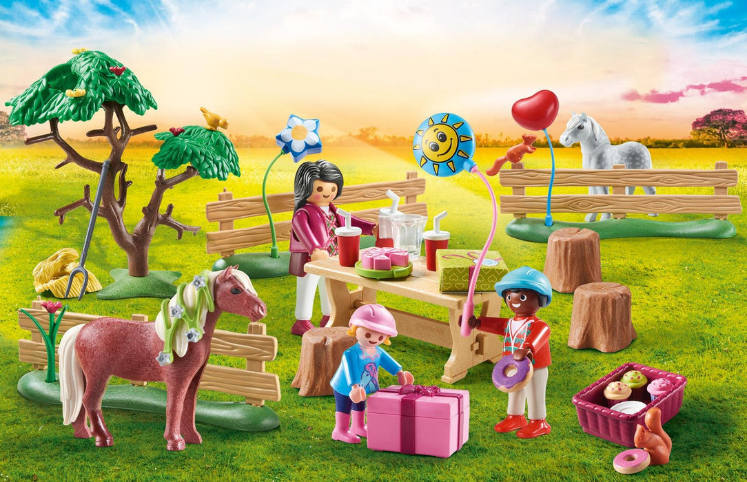 Playmobil 70997 Fiesta De Cumpleaños En La Granja De Ponis