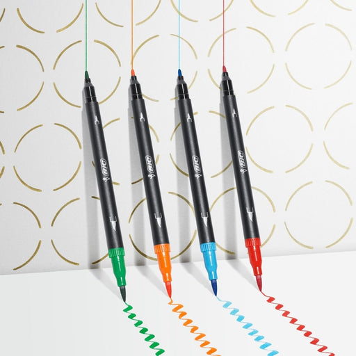 EAN 3086123589568 - BIC 989695 rotulador para colorear Negro, Azul, Marrón, Verde, Azul claro, Verde claro, Naranja, Rosa, Pú imagen 2