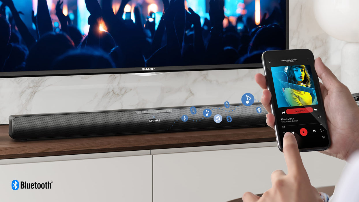 EAN 4974019216522 - Sharp HT-SB100 altavoz soundbar Negro 2.0 canales 75 W imagen 10