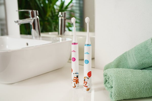 EAN 8590393324491 - Eta Sonetic Kids Maxipes Niño Cepillo dental sónico Azul, Blanco imagen 12