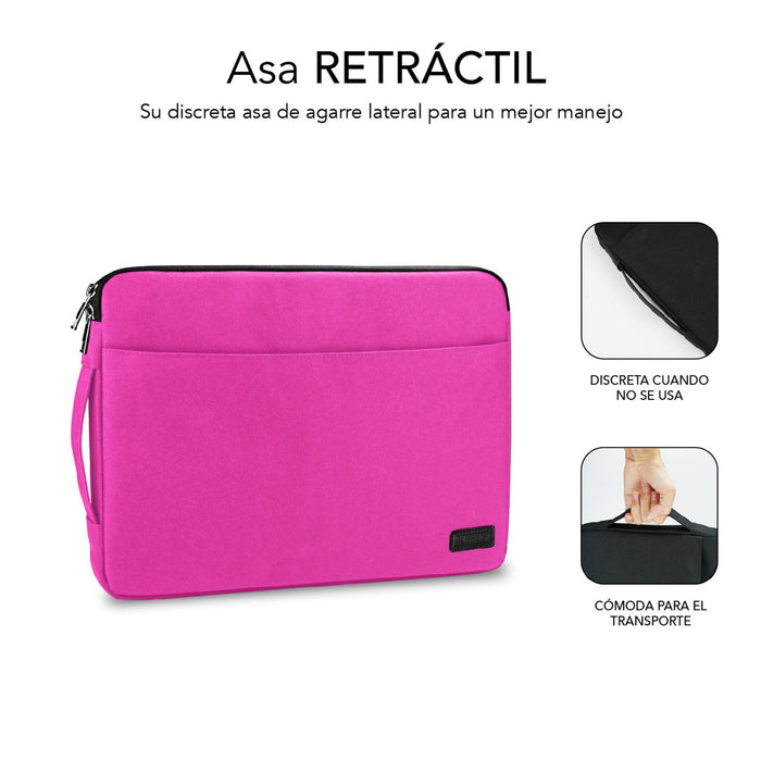 EAN 8436586741785 - SUBBLIM SUB-LS-0PS0104 maletines para portátil 39,6 cm (15.6") Rosa imagen 3
