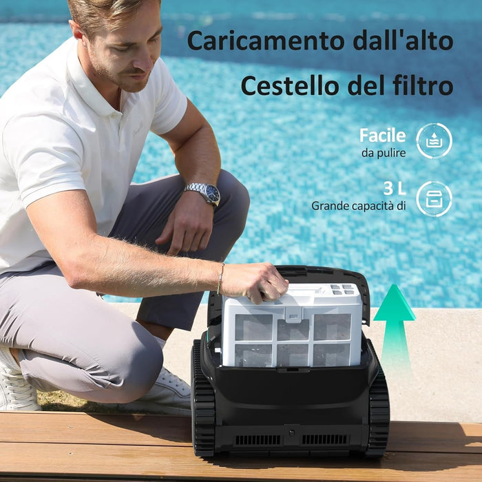 Wireless Pool Cleaning Robot Wybot C2 Pro Vision