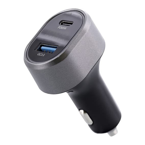 Cargador Allume Cigare T Nb 1x Usb-A Et 1x Usb-C 83w (Negro/Gris)