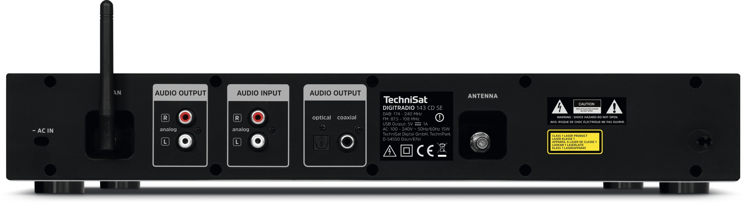EAN 4019588039896 - TechniSat DigitRadio 143 Minicadena de música para uso doméstico Negro imagen 4