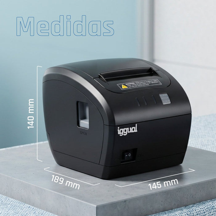 EAN 8435364318232 - iggual TP7001 203 x 203 DPI Alámbrico Transferencia térmica Impresora de recibos imagen 9