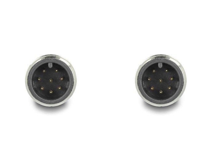 Delock 80412 Cable M12 Codificado A 8 Pin Macho A Macho Pur (Tpu) 2 M