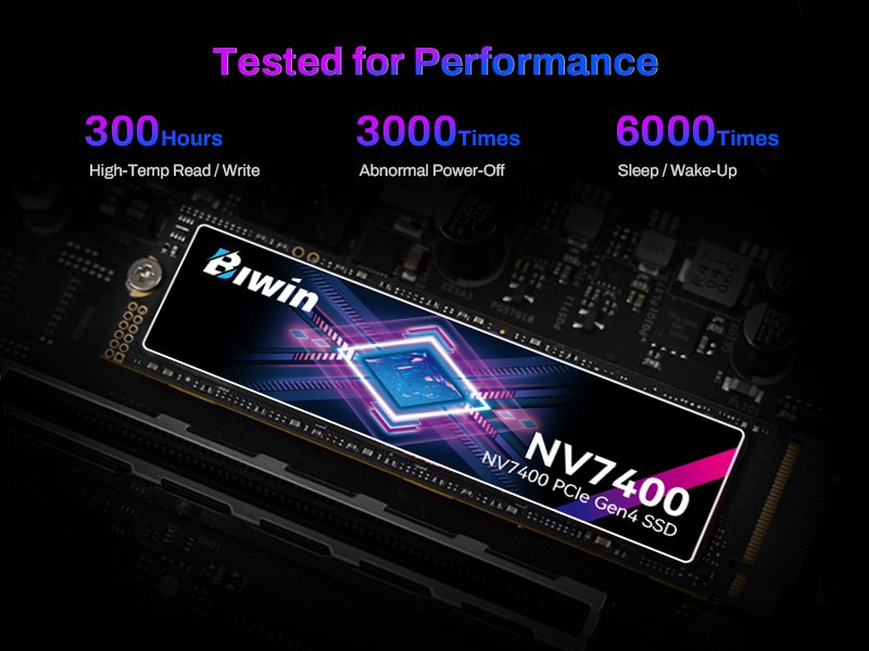 Disco Ssd Biwin Nv7400 512 Gb M.2 Pcie Nvme Gen4 7050k Mb-S Bnv7400512g-R