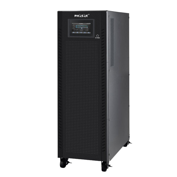 Phasak Sai Ph 9293 Online Trifasico/Trifasico 40kva/36kw Formato Torre Bornes Lcd Rs232/Usb Baterias 64x 9ah