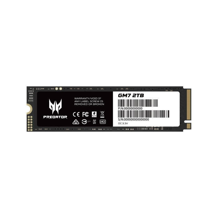 EAN 6955914619135 - Predator GM7-2TB M.2 PCI Express 4.0 NVMe imagen 1
