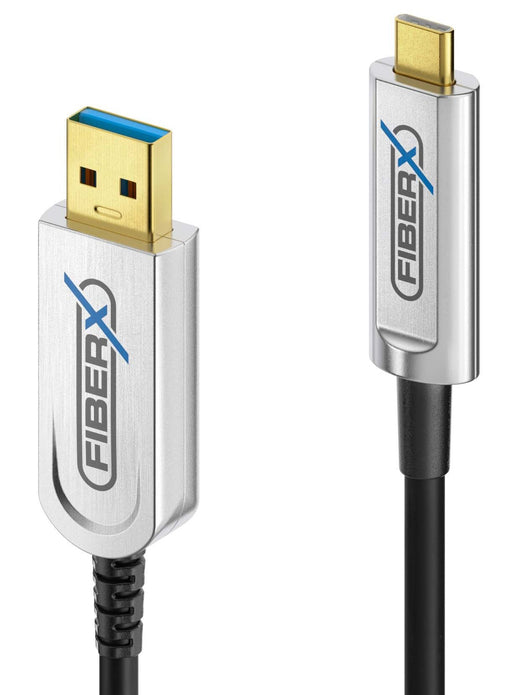 EAN 4251364732014 - FiberX FX-I630-010 cable USB USB 3.2 Gen 1 (3.1 Gen 1) 10 m USB C USB A Negro, Plata imagen 1