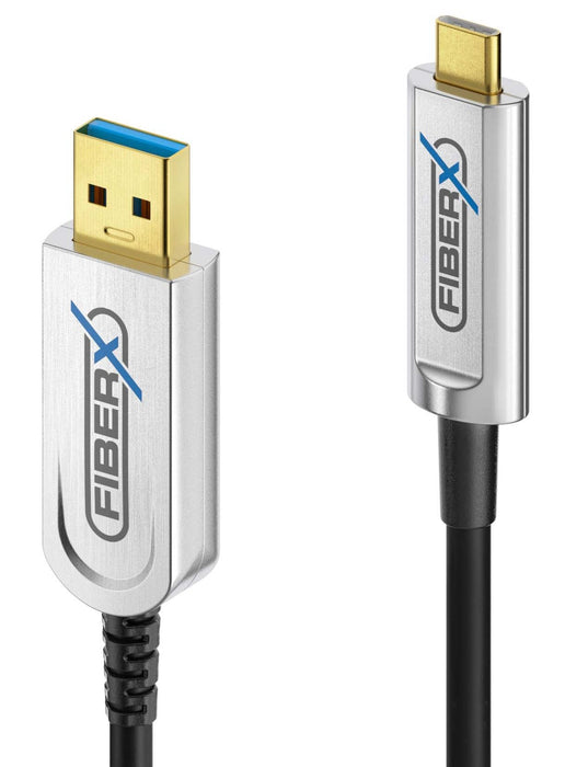 EAN 4251364732014 - FiberX FX-I630-010 cable USB USB 3.2 Gen 1 (3.1 Gen 1) 10 m USB C USB A Negro, Plata imagen 1