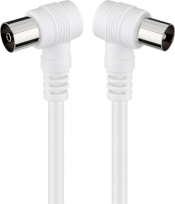 EAN 4040849115240 - Goobay 11524 cable coaxial 10 m Blanco imagen 1