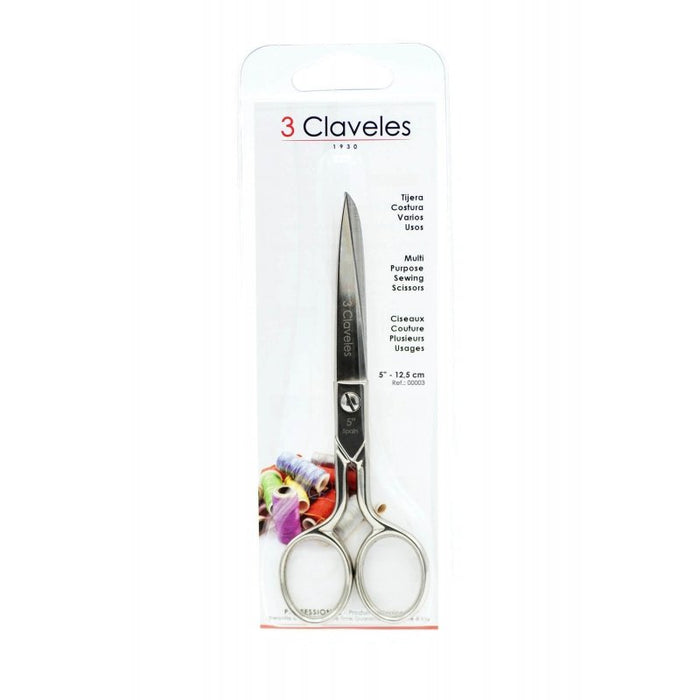 EAN 8410990000034 - 3 Claveles Multi Purpose tijera de costura 125 mm Acero inoxidable imagen 2