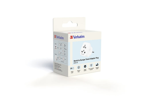EAN 0023942495499 - Verbatim WTEU-02 adaptador de enchufe eléctrico Tipo F Universal Blanco imagen 2