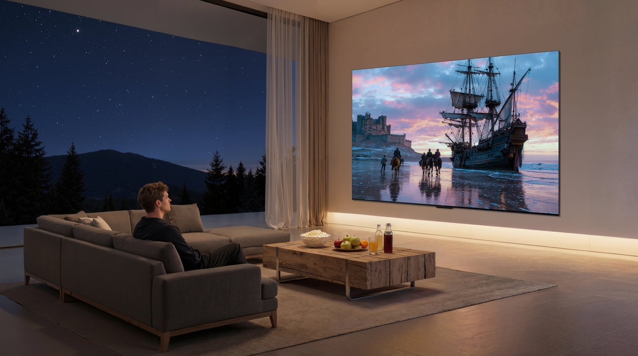 Televisor Tcl C7l 85c7l  85" 4k Ultra Hd Smart Tv Wifi Negro 2700 Cd / M²