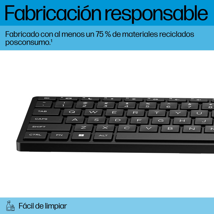 EAN 5715063730812 - HP 320K Wired Keyboard teclado Oficina USB Negro imagen 6