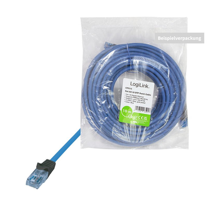 EAN 4052792065886 - LogiLink CPP003 cable de red Azul 3 m Cat6a U/UTP (UTP) imagen 3