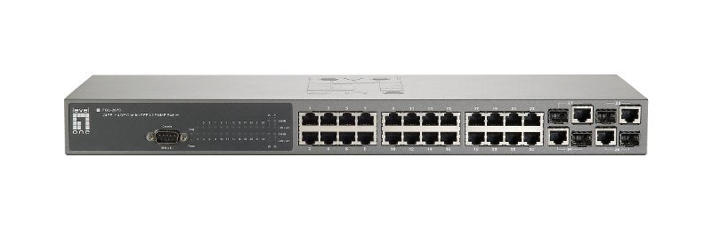 EAN 4015867155905 - LevelOne FGL-2870 switch Gestionado L2 Gris imagen 3