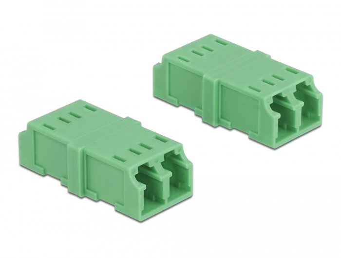 Delock 85924 Adaptador De Fibra Óptica Lc 4 Pieza(S) Verde